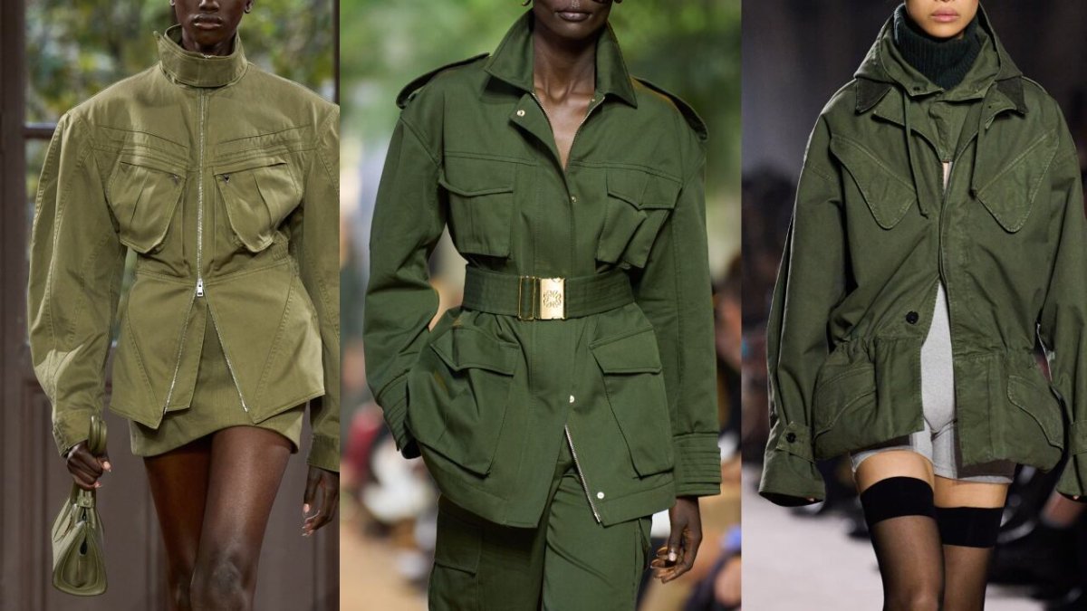 El regreso de la chaqueta verde militar como prenda clave de entretiempo