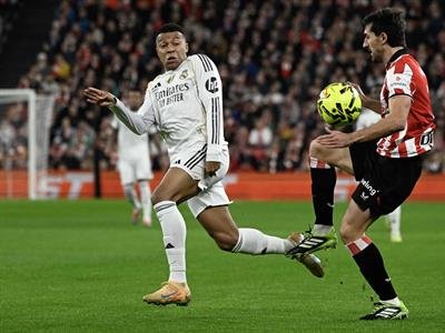LaLiga: Mbappé noquea al Athletic y disipa la crisis del Madrid