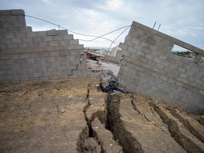 Deslizamiento de tierra en Comodoro Rivadavia provoca evacuación