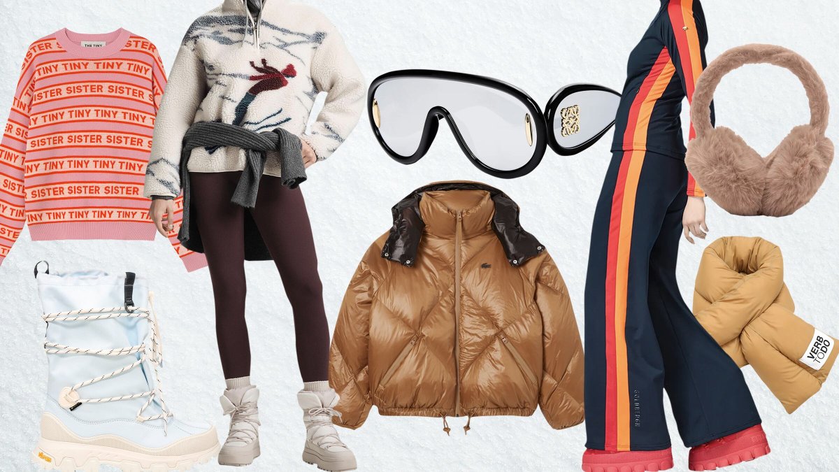 Bloques de color, patrones retro y tejidos técnicos: la nueva hora del ‘après ski’