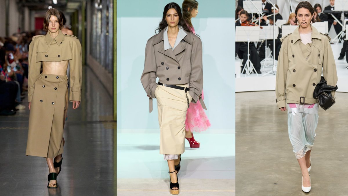 La gabardina corta, una nueva interpretación perfecta para el entretiempo