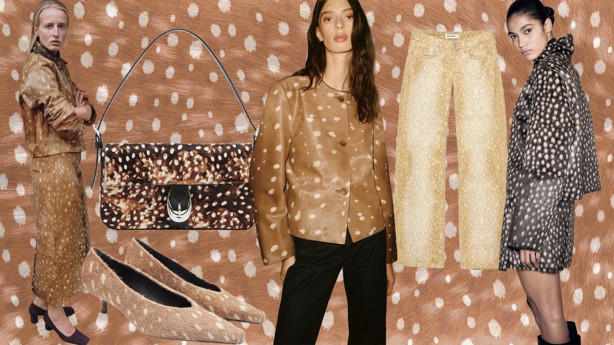 Ni leopardo ni cebra: el Bambi es el ‘animal print’ definitivo del otoño