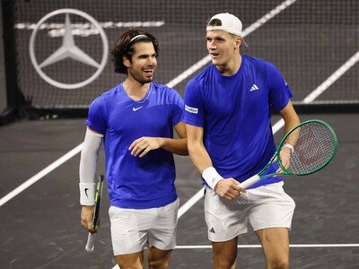 Europa: 3-1 tras 1er día de Copa Laver ayudado por Alcaraz y Jódar