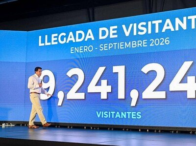RD recibe más 9.2 millones de visitantes hasta septiembre