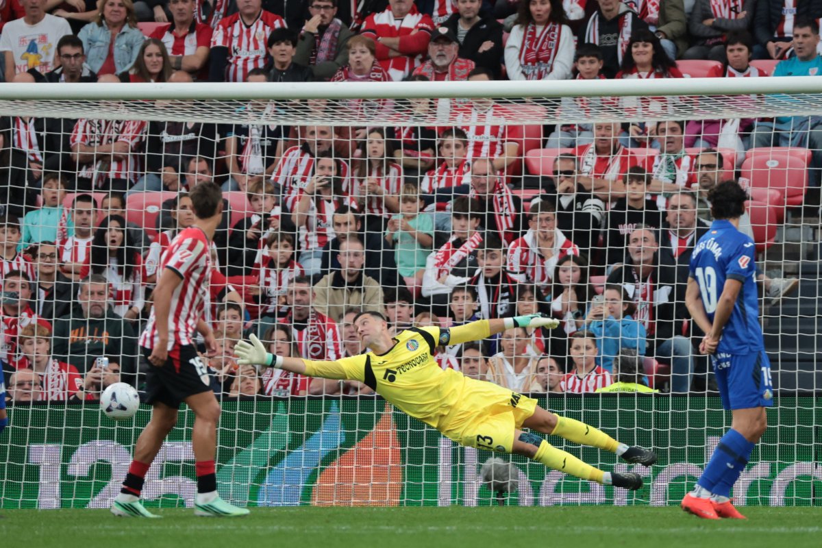 El Athletic golea al Getafe y se reencuentra con la victoria tras cuatro jornadas sin ganar